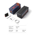 Pniaw fireplace aroma diffuser package contents and size specs: 300ml water tank, DC 5V/2A power, about 600g, with diffuser, essential oils, remote, cable and manual.